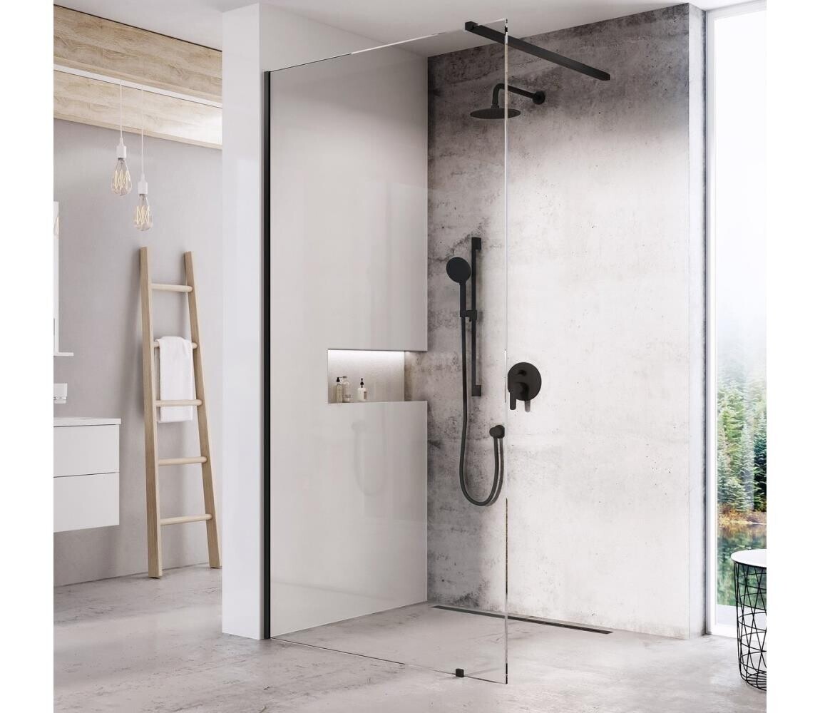 Ravak GW9WA030SZ1 - Sprchový kout WALK-IN 200x120 cm černá GW9WA030SZ1