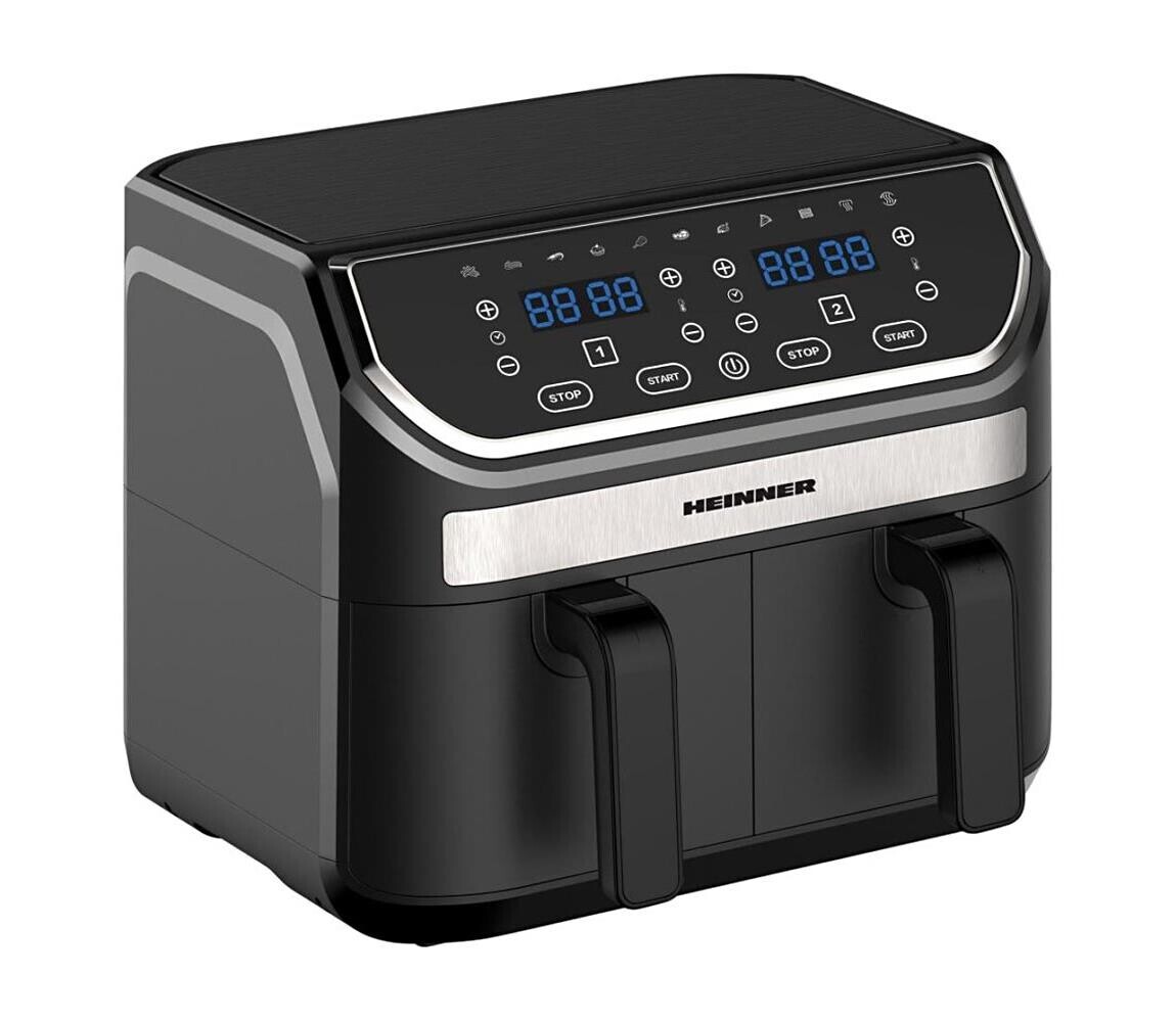 Heinner HAF-KDB1700BK - Duální horkovzdušná fritéza 8,5 l 1700W/230V černá HAF-KDB1700BK