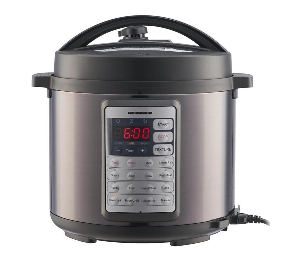 Heinner HPCK-38BK - Multifunkční elektrický tlakový hrnec 5,7 l 1000W/230V černá HPCK-38BK