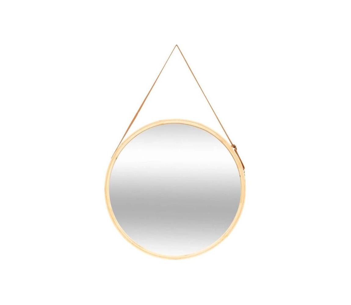 5five - Nástěnné zrcadlo LOFT pr. 50 cm bambus 206971