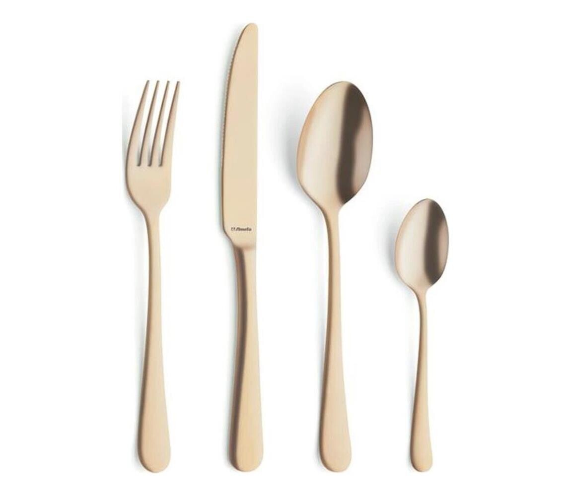 UTC Sada nerezových příborů AUSTIN 24 ks zlatá 371410G