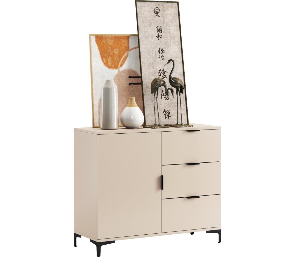 Komoda se zásuvkami LORA béžová 5903631917479