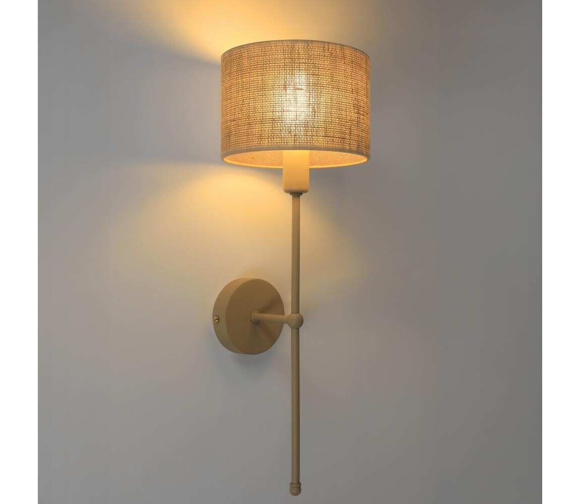 Nástěnná lampa MADELA 1xE14/40W/230V juta/béžová 0248