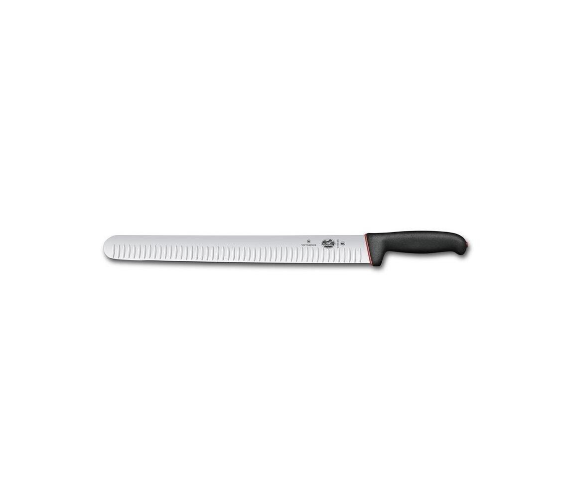 Victorinox - Kuchyňský nůž plátkovací DUAL GRIP 36 cm černá 5.4723.36D