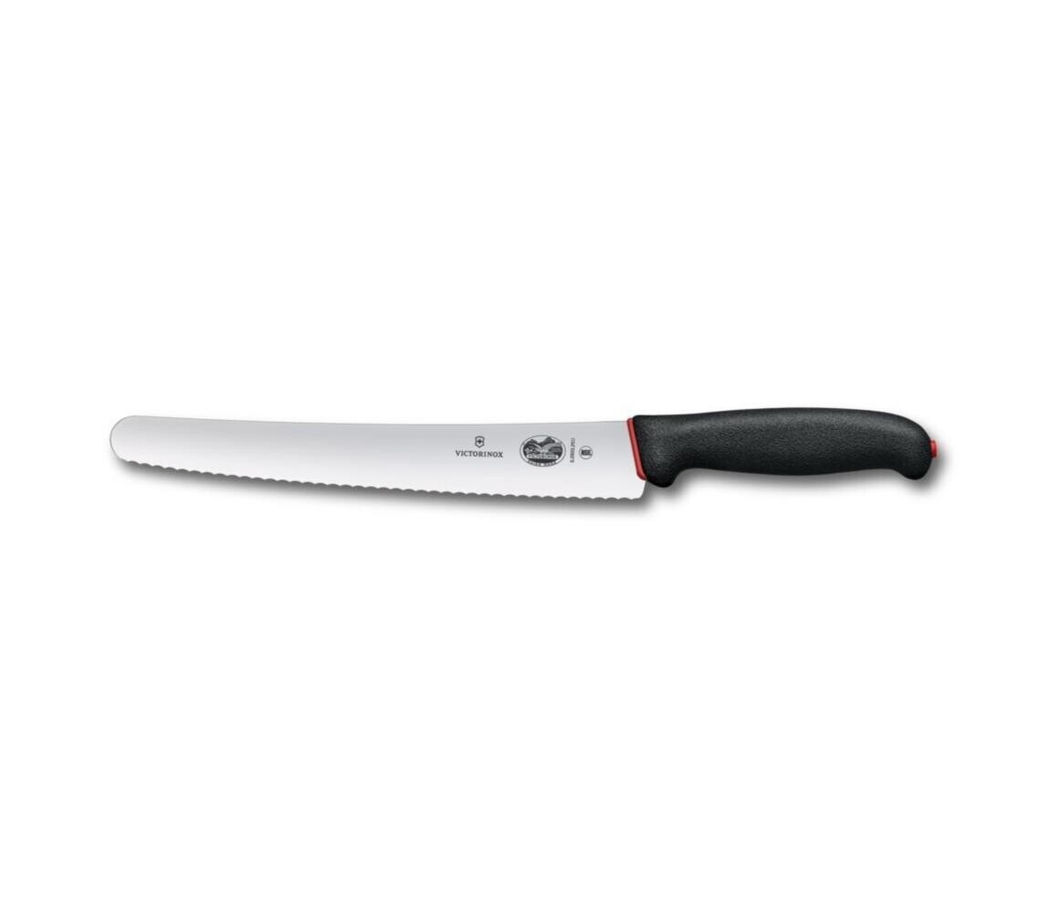 Victorinox - Kuchyňský nůž na chleba DUAL GRIP 26 cm černá 5.2933.26D