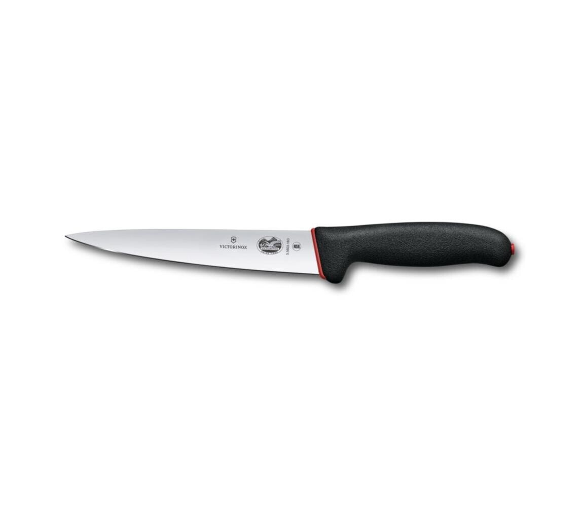Victorinox - Kuchyňský nůž na maso DUAL GRIP 18 cm černá 5.5603.18D