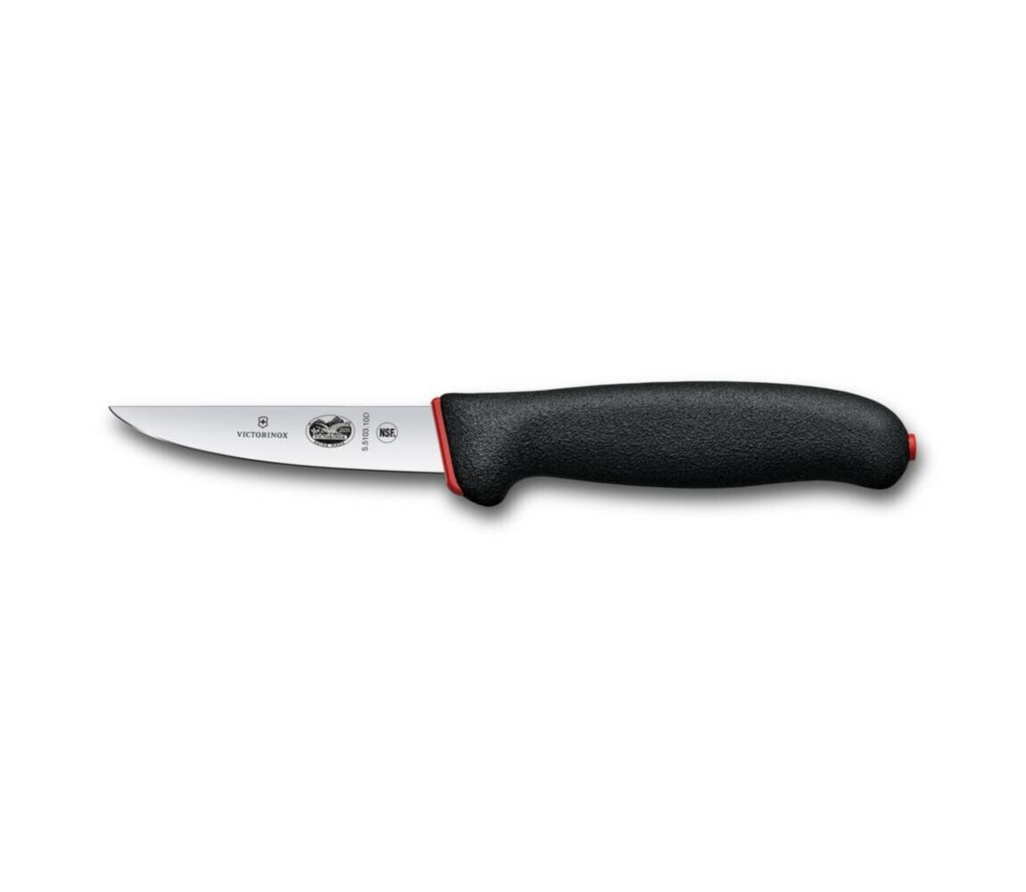 Victorinox - Kuchyňský nůž na zeleninu DUAL GRIP 10 cm černá 5.5103.10D