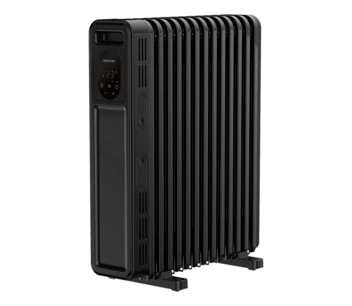 Sencor - Olejový ohřívač s 13 žebry 1000/2500W/230V černá + DO 41024332