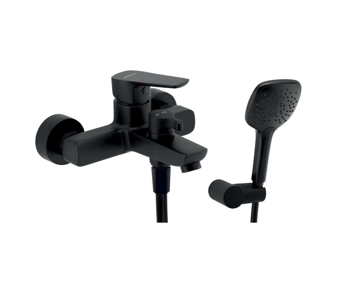 Novaservis - Vanová sada s baterií METALIA černá 58020,5