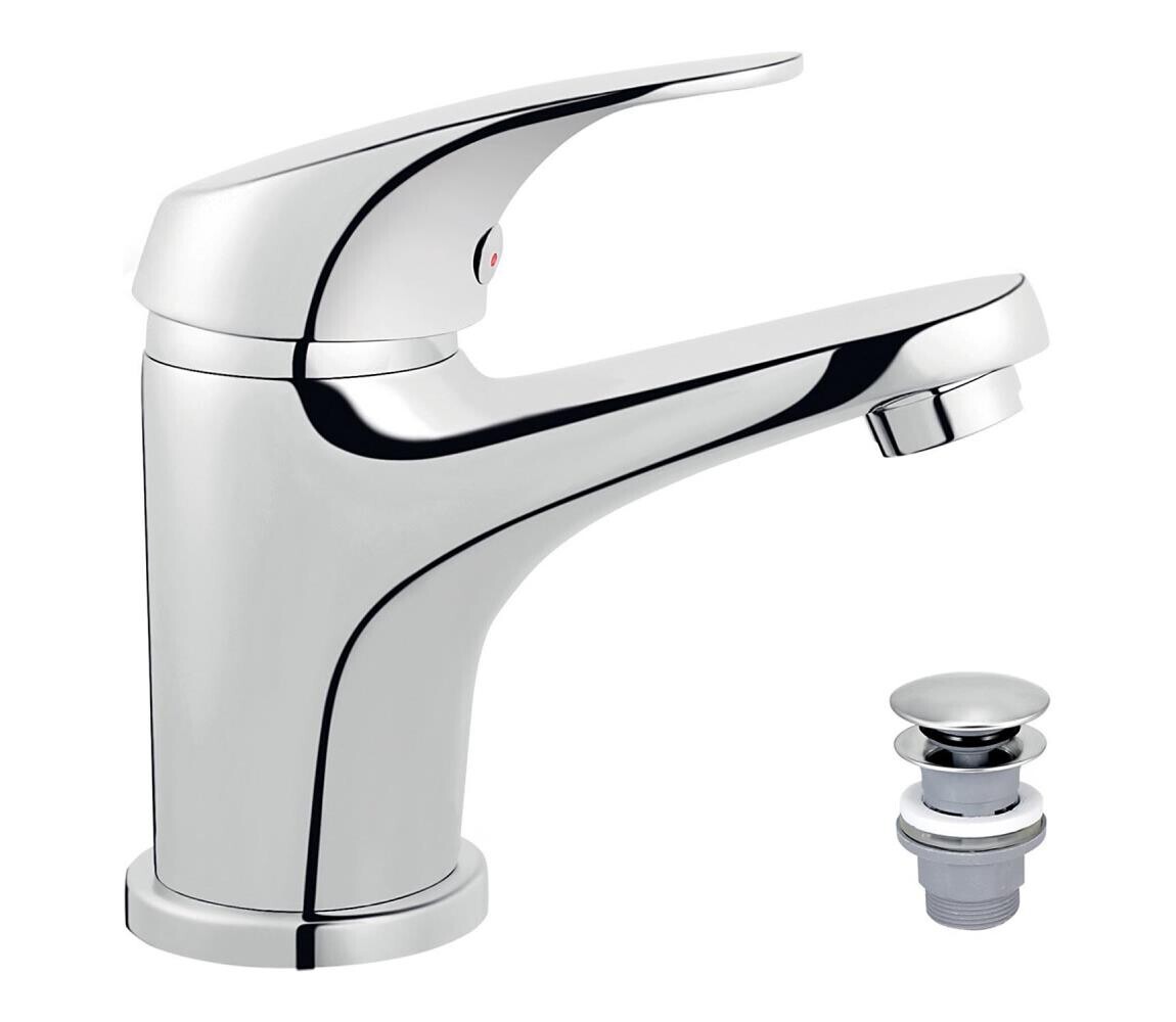 FERRO - Umyvadlová baterie + výpusť ONE lesklý chrom BFO2