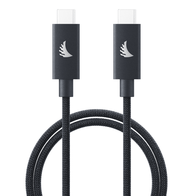 ANGELBIRD USB-C 4.0 Solid Flex™ Cable Blue Gray 32cm