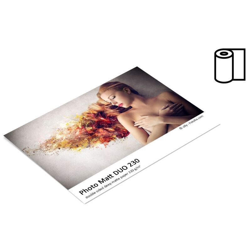 FOMEI 61,0cm x 6m Photo Matt DUO 230, sample roll