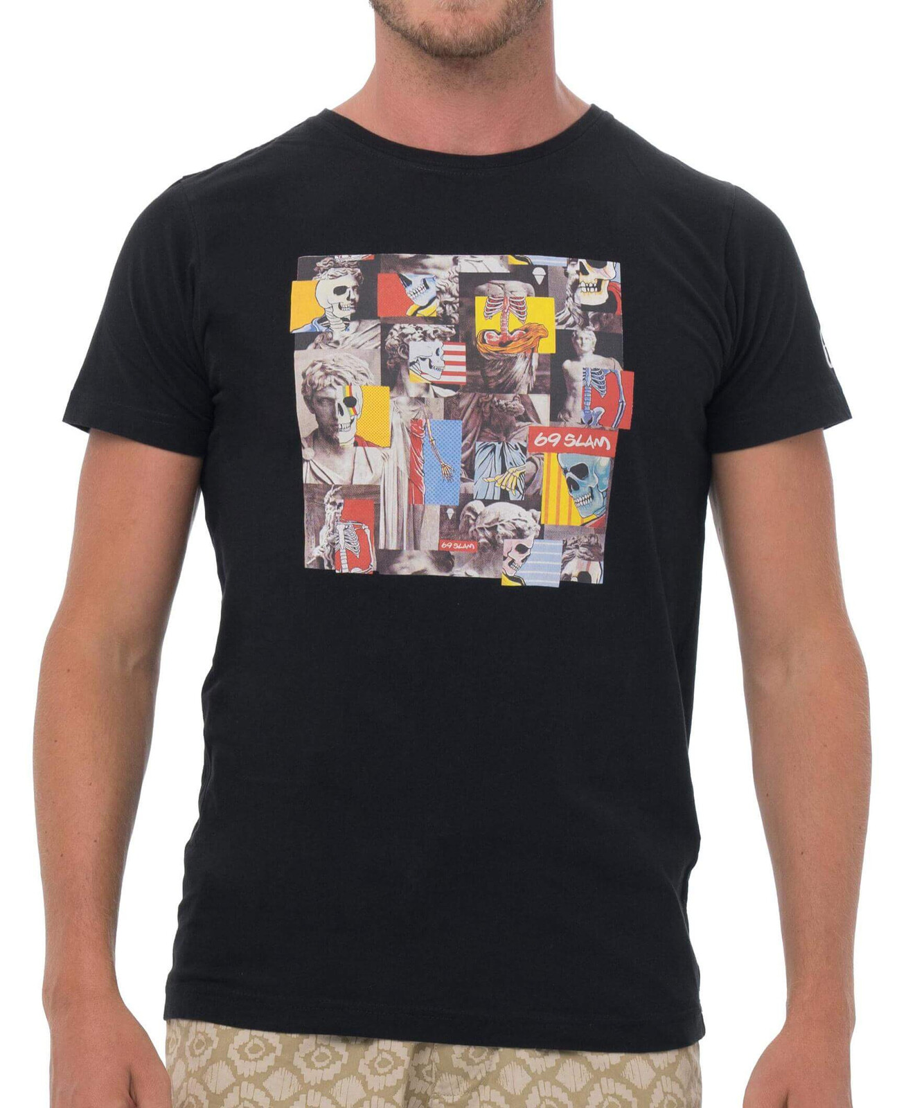 Pánské tričko 69SLAM SKULLAGE BLACK (MTRKAG-BK) L