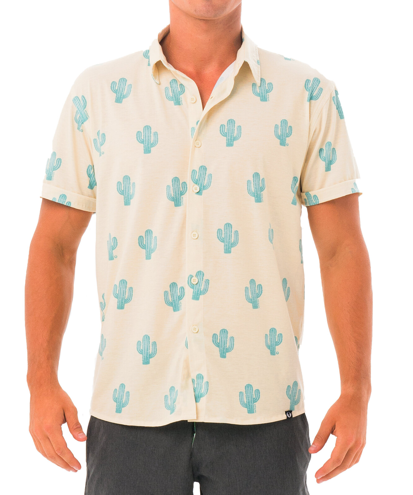 Pánská košile 69SLAM DESERT SCENE YELLOW (MTQDNE-YL) S