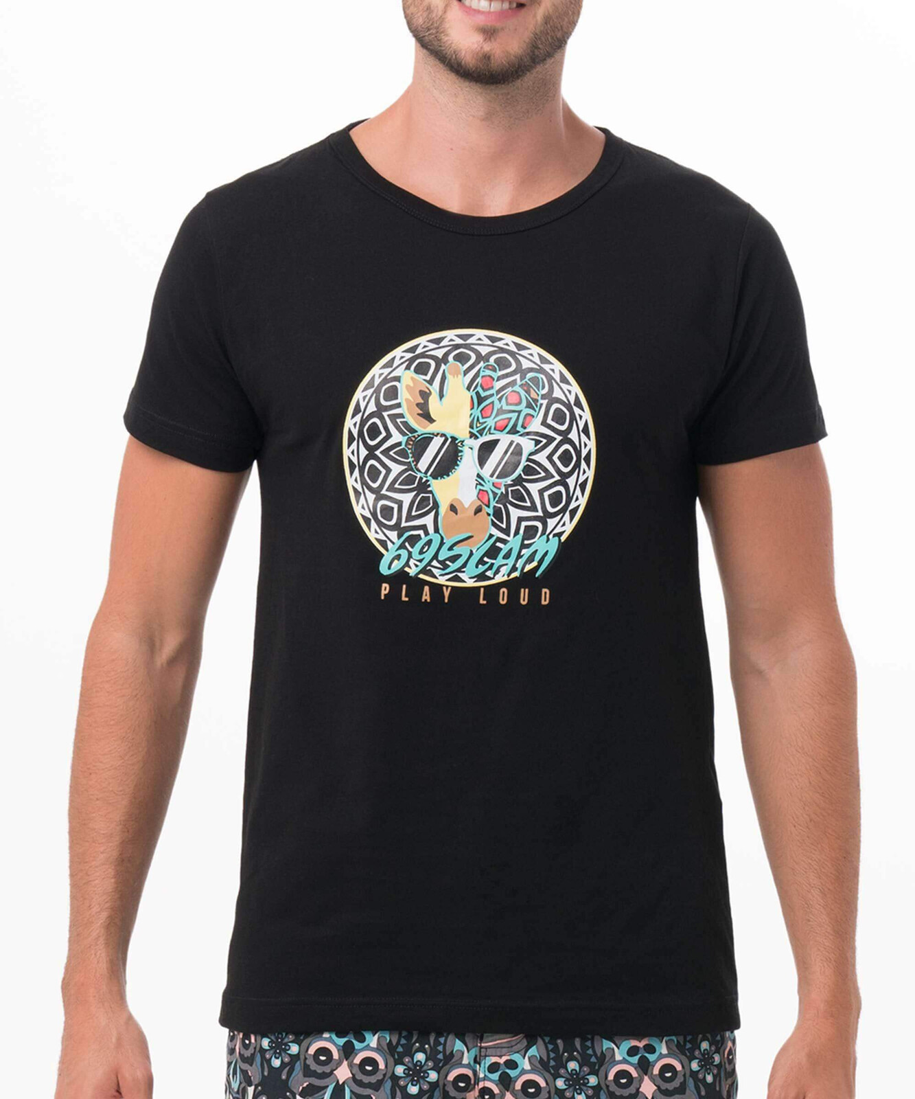 Pánské tričko 69SLAM MR. GG BLACK (MTGMGG-BK) S