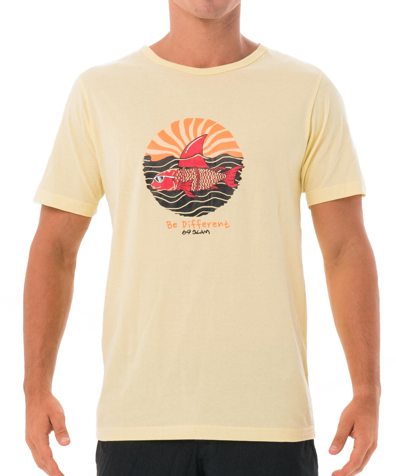 Pánské tričko 69SLAM SHARK CRUISE YELLOW (MTGHRI-LM) S