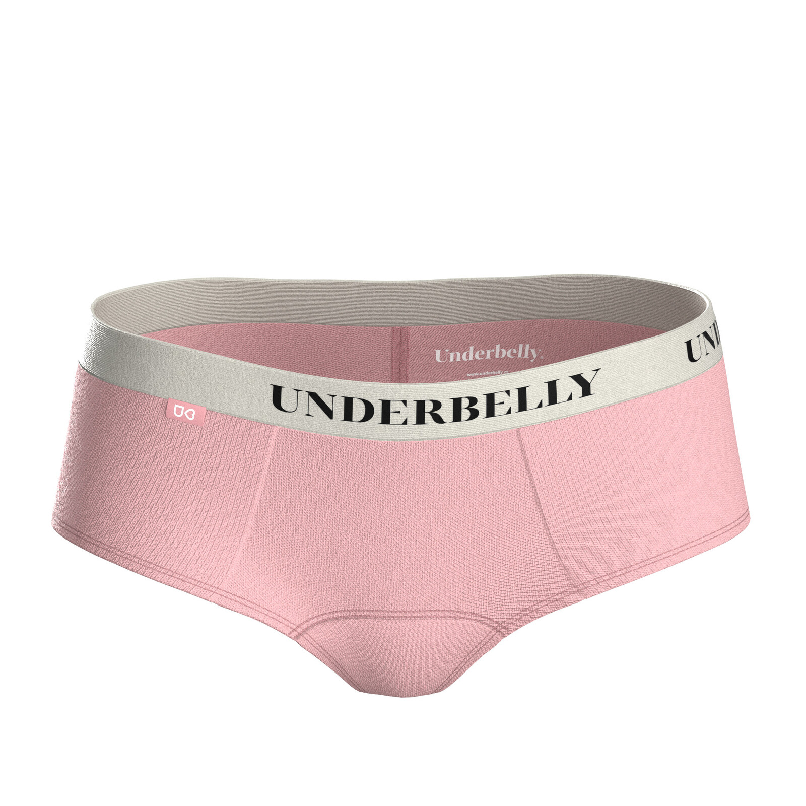 Menstruační kalhotky Underbelly Lowee  růžové (LOWEE-RU-BI-1-MM) S