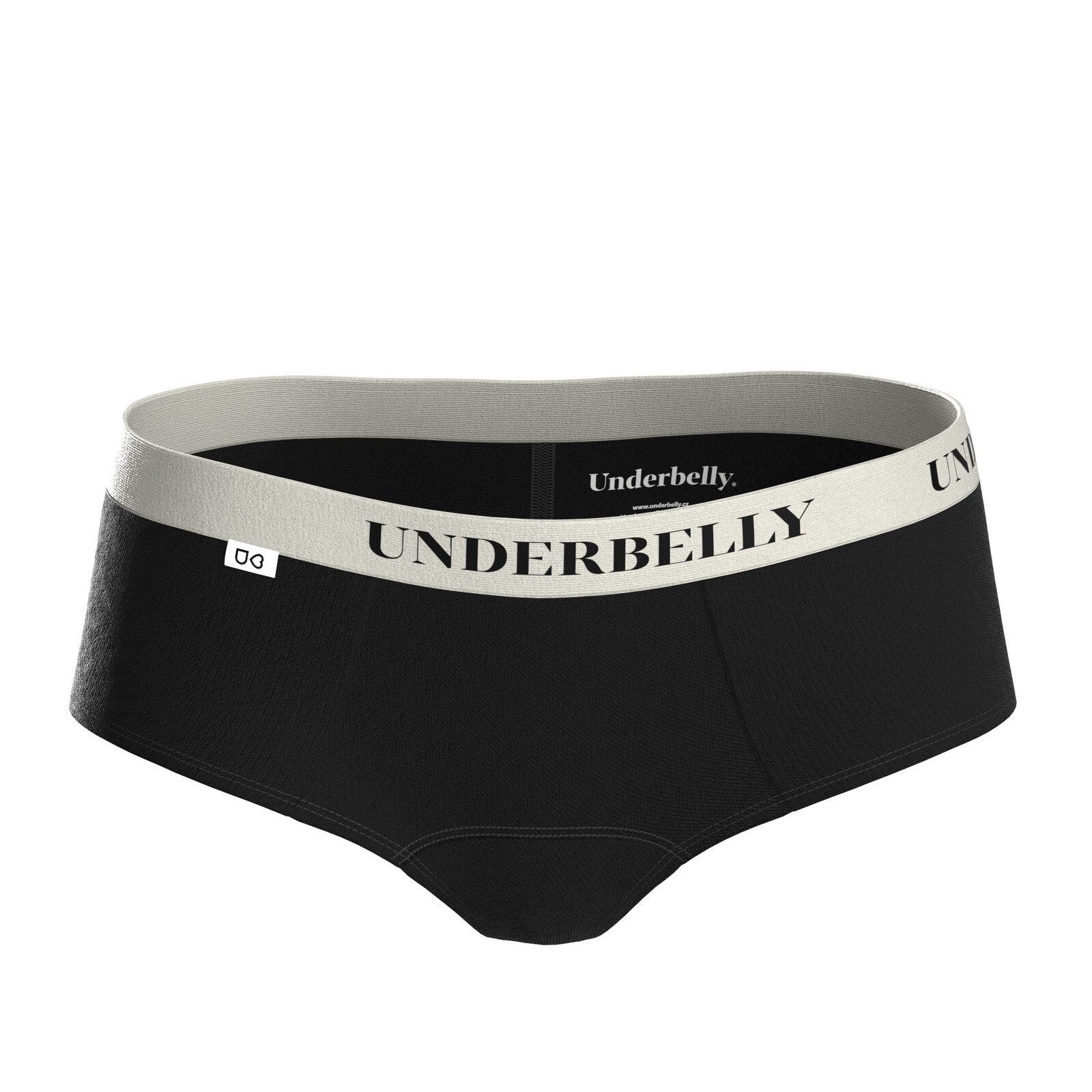 Menstruační kalhotky Underbelly Lowee černé (LOWEE-CE-BI-1-MM) S