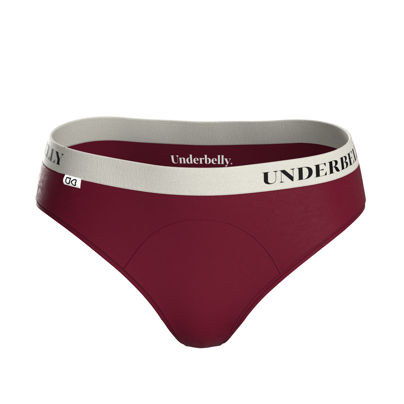 Menstruační kalhotky Underbelly Univers červené (UNIVERS-BO-BI-2-PAD) S