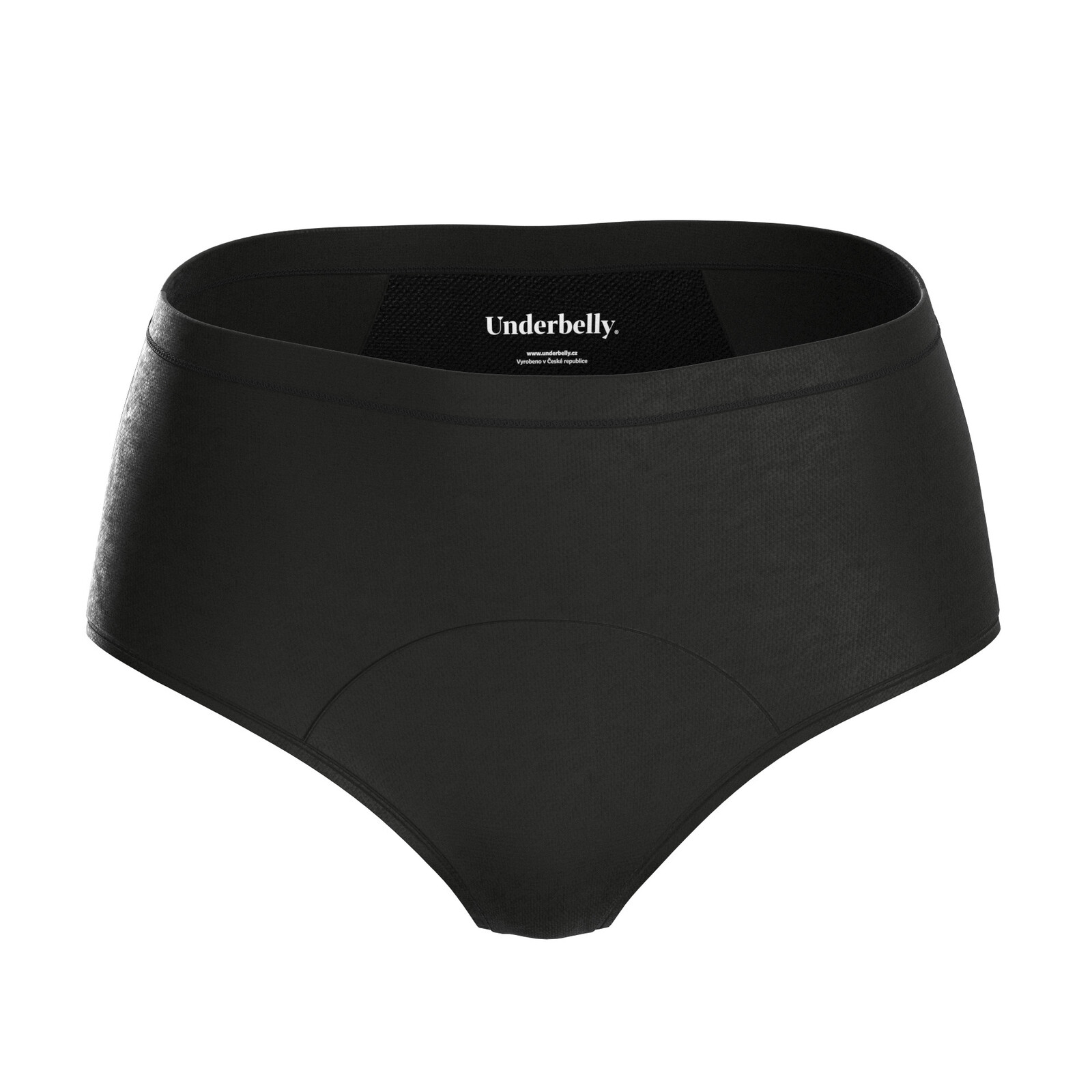 Menstruační kalhotky Underbelly Classi černé (CLASSI-CE-VL-3-PAD) S