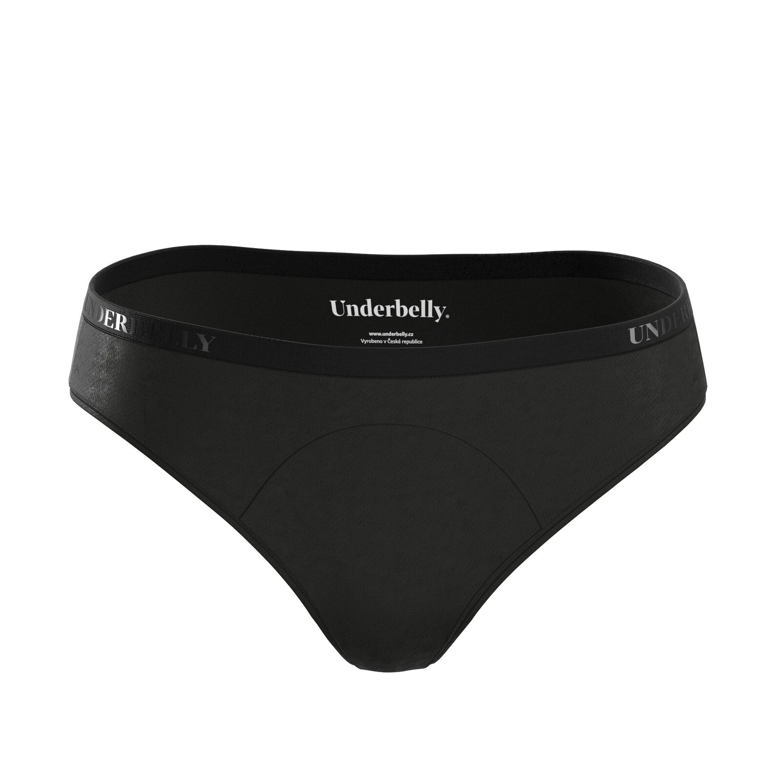 Menstruační kalhotky Underbelly Univers černé (UNIVERS-CE-EM-2-PAD) S