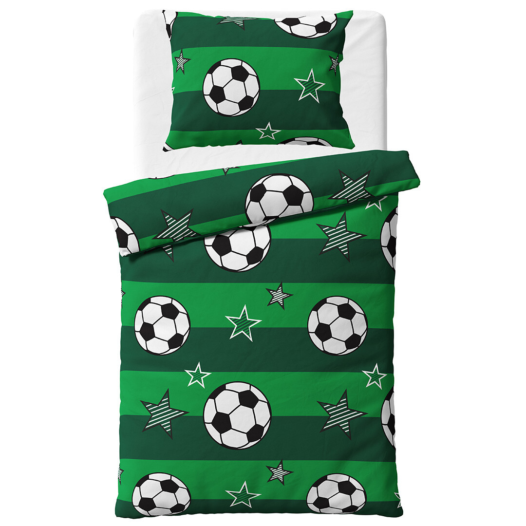 TipTrade Bavlněné povlečení 140x200 + 70x90 cm - Fotbal