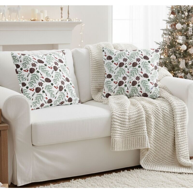 Návlek na Polštář, Šišky 40 x 40 cm