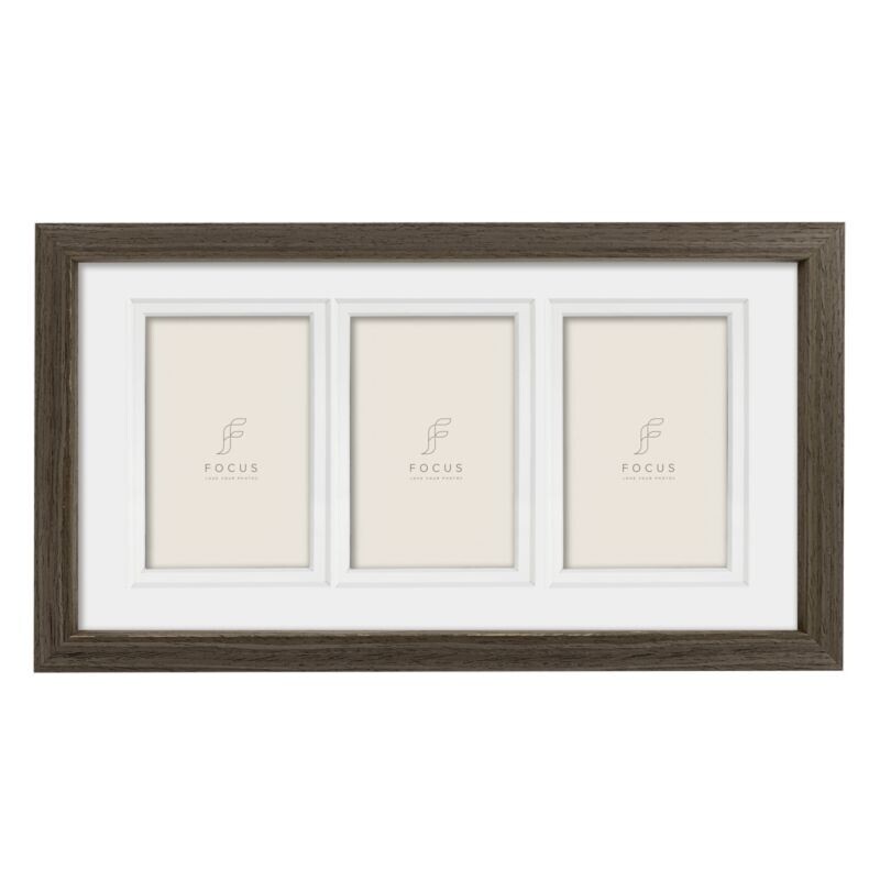 Focus Dahlia  Collage 3x13x18, ořech