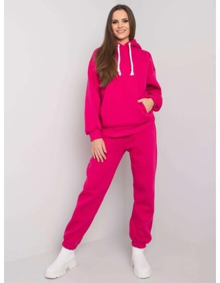 Fuchsiový dvoudílný bavlněný komplet Alicia