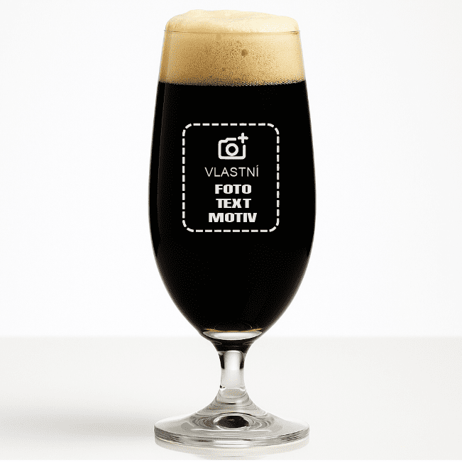 Dekorant Sklenice na pivo Colibri  s vlastním textem 380 ml 1KS