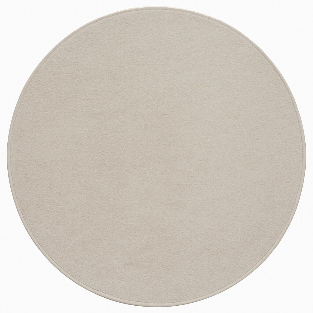 Kusový koberec Royal Lux 03 krémový kruh, 200x200 (průměr) kruh, bílá, ložnice, AladinWorld Expres