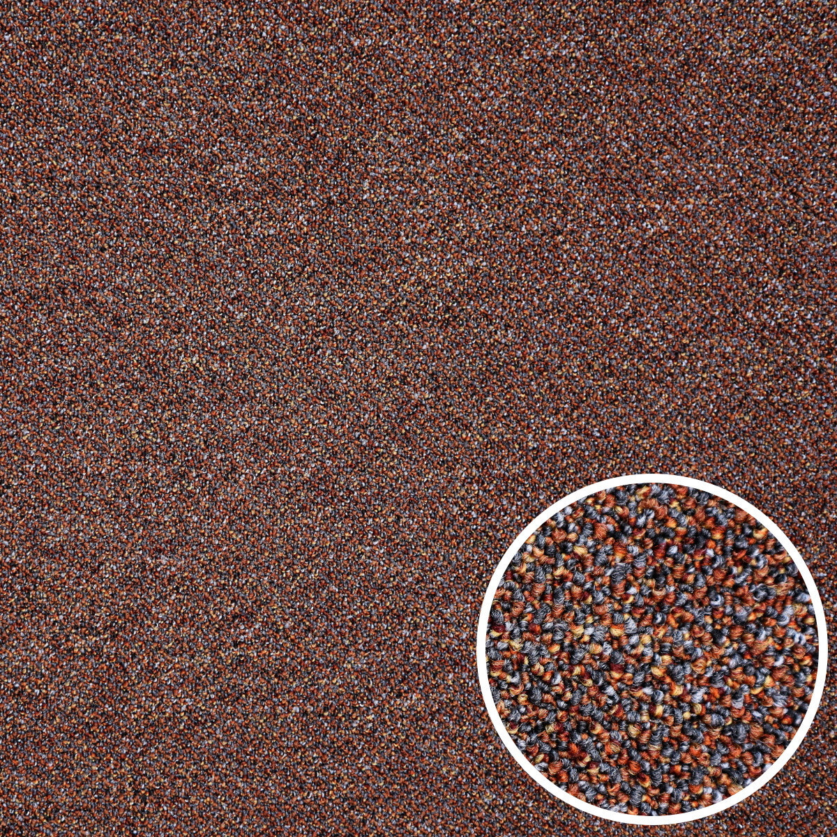 AKCE: 300x400 cm Kusový koberec Bohemia terakota - obšitý ze všech stran, šíře, oranžová, filc, kancelář, AladinWorld Expres