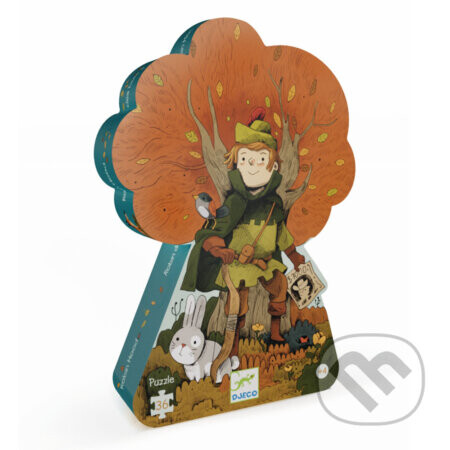 Siluetové puzzle: Robin Hood - Djeco