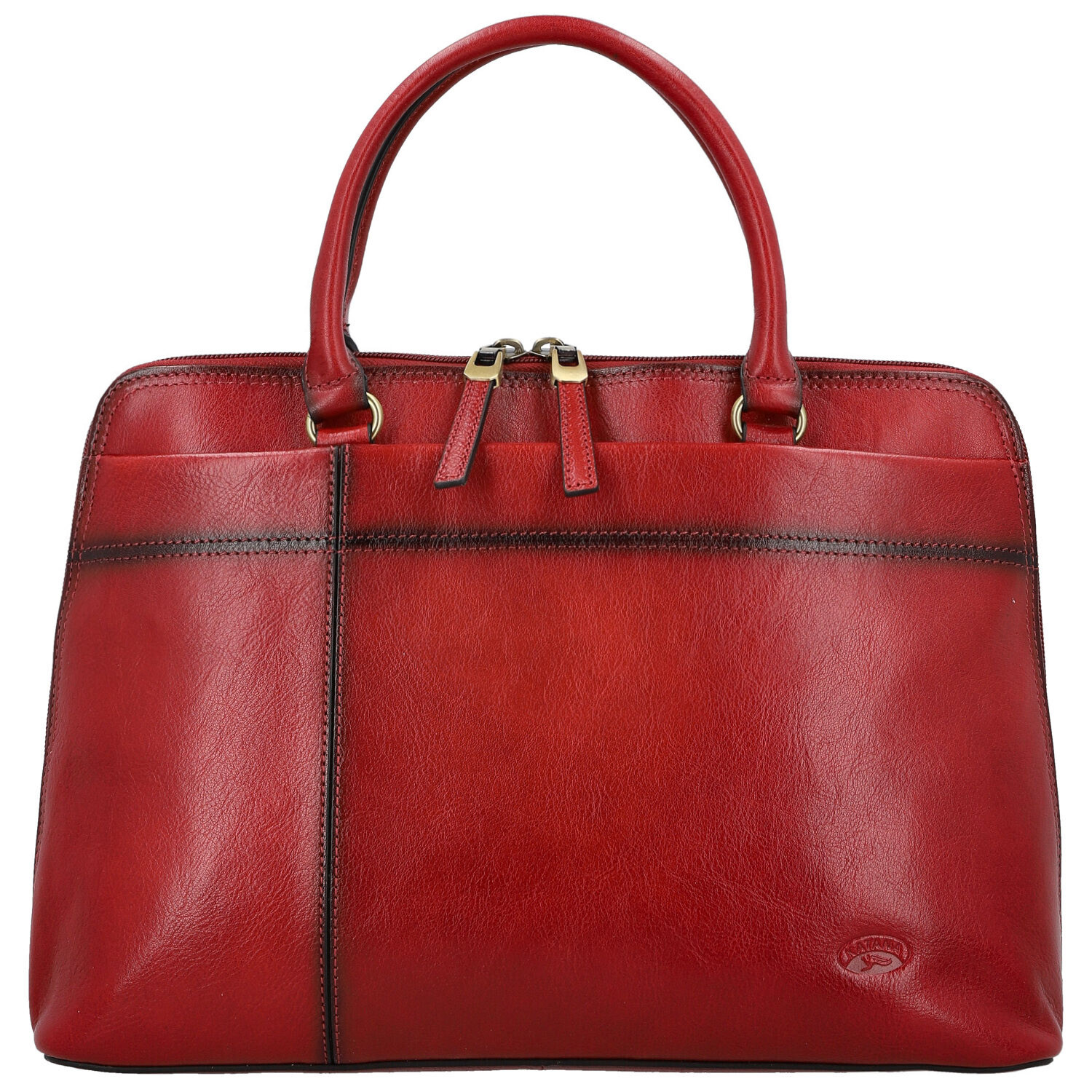 Dámská kožená kabelka do ruky vínová - Katana Arifa vínová