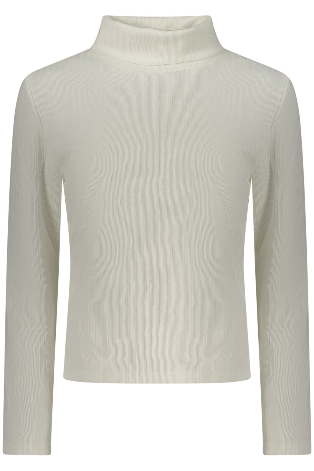 Bílý rolák s dlouhým rukávem