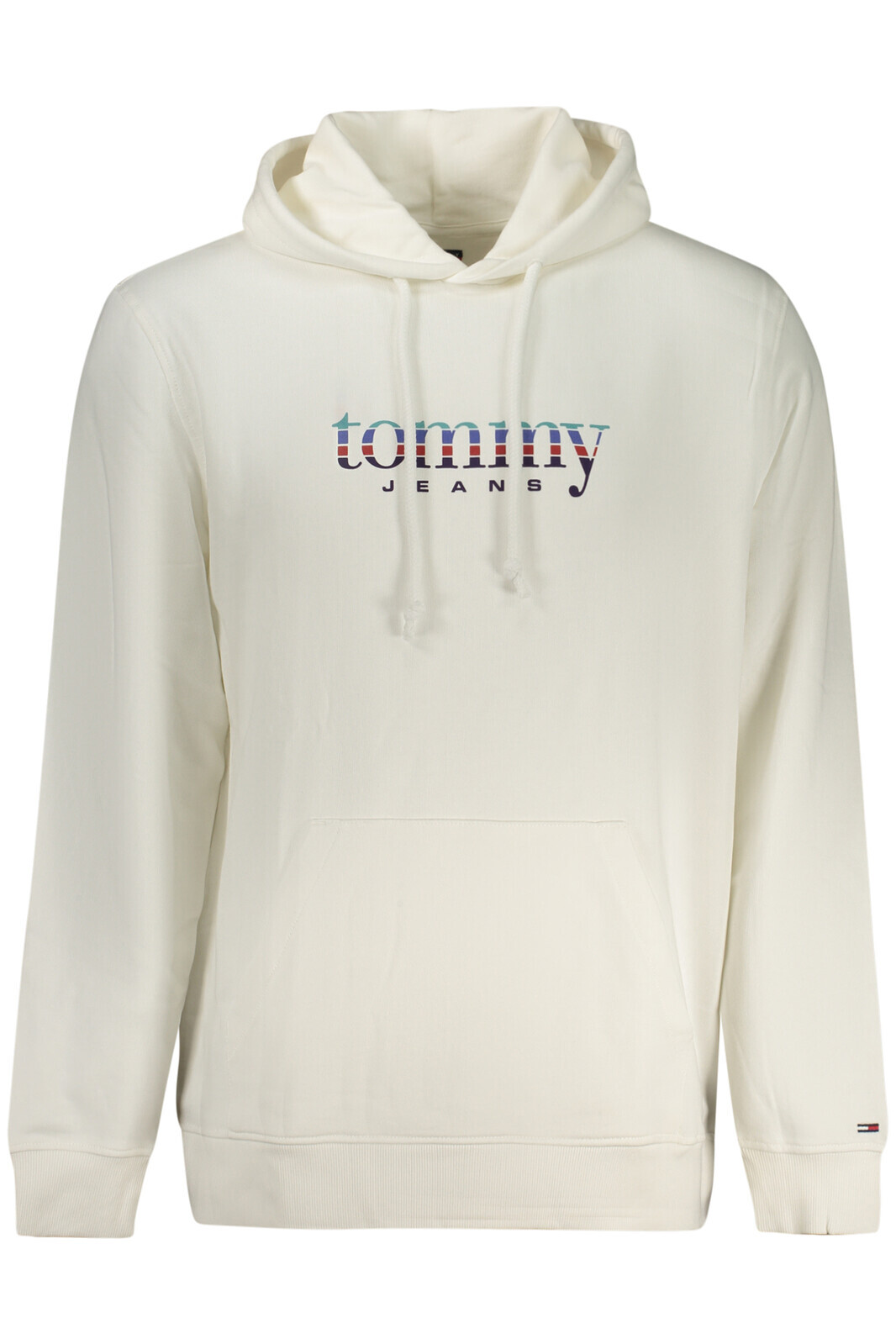 Bílá mikina s kapucí Tommy Jeans