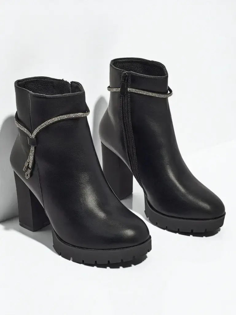 Resti Women's Eco-Leather Heeled Ankle Boots Marellin