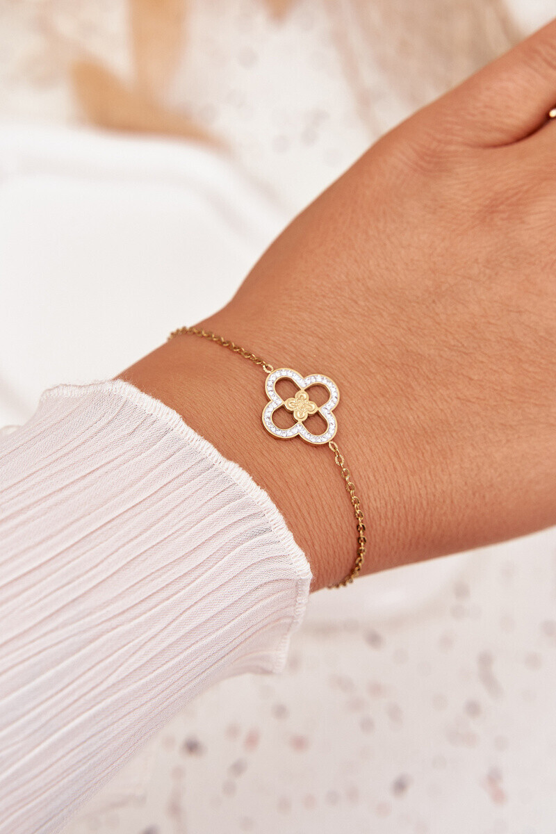 Boto Dámský náramek ze chirurgické oceli Zlatý