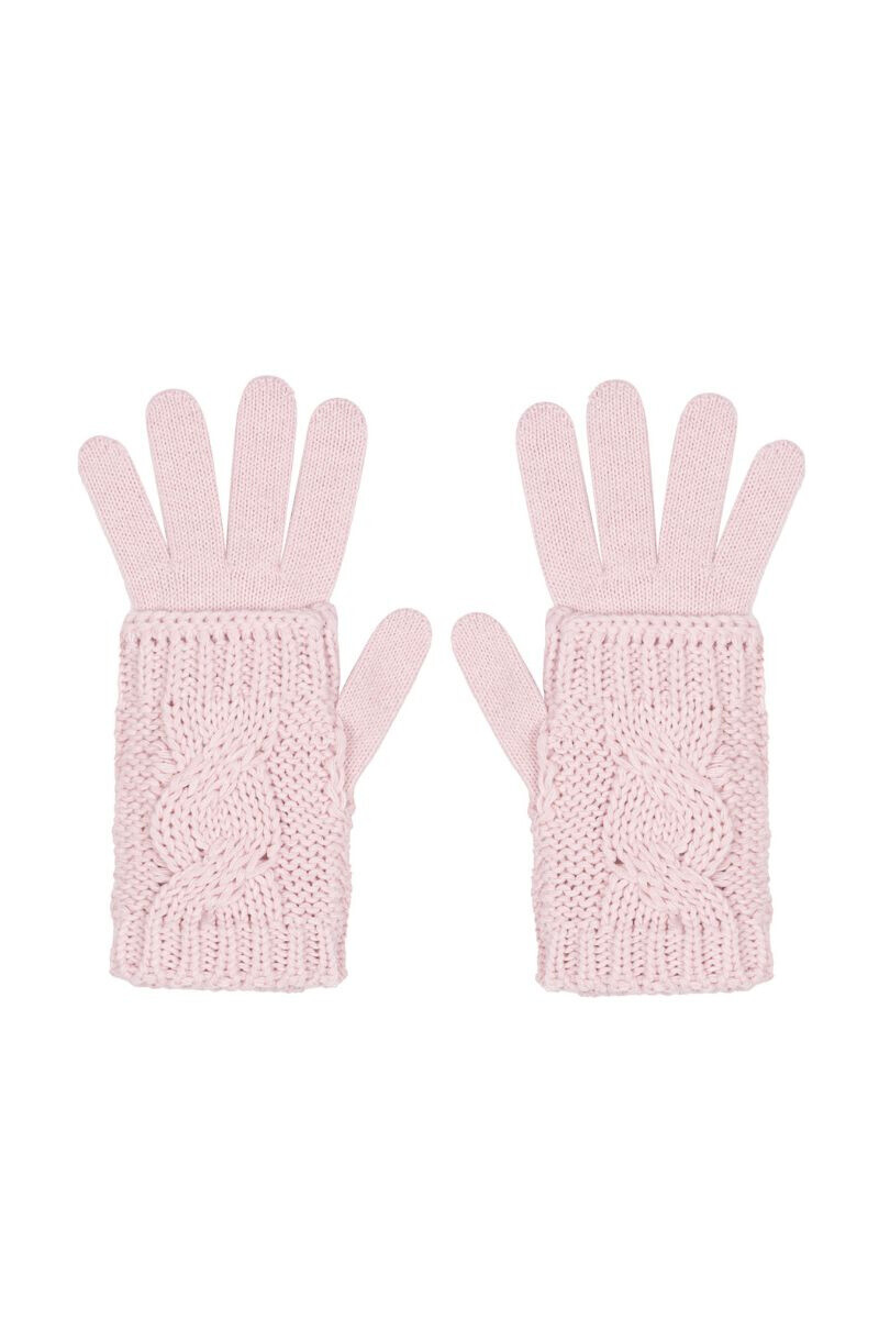Ander Gloves - 30% WOOLY wool - PINK