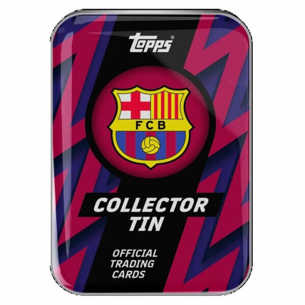 2025-2026 Topps FC Barcelona Collector Tin - fotbalové karty
