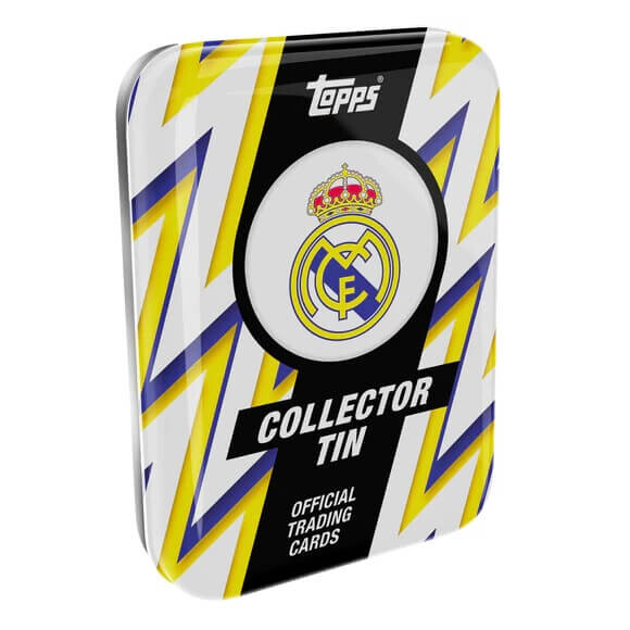 2025-2026 Topps Real Madrid CF Collector Tin - fotbalové karty