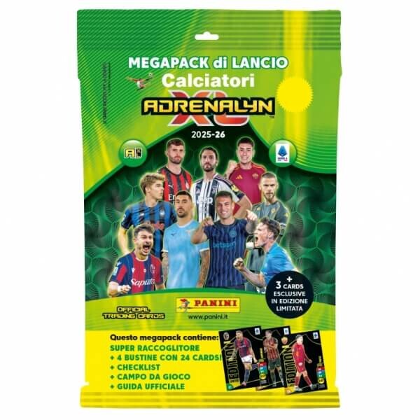 Fotbalové karty Panini Serie A 2025/2026 - ADRENALYN XL - starter set