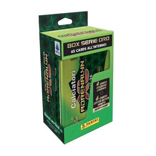 Fotbalové karty Panini Serie A 2025/2026 - plechová krabička (hranatá)