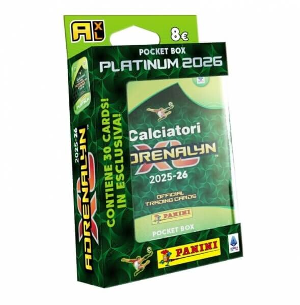 Fotbalové karty Panini Serie A 2025/2026 - plechová krabička (pocket)