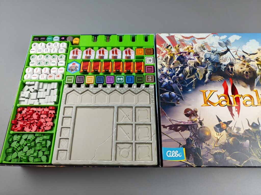 inserty.cz Insert: Karak II + Imperium + Chaos + figurky + promo (v3) (černý, 078)