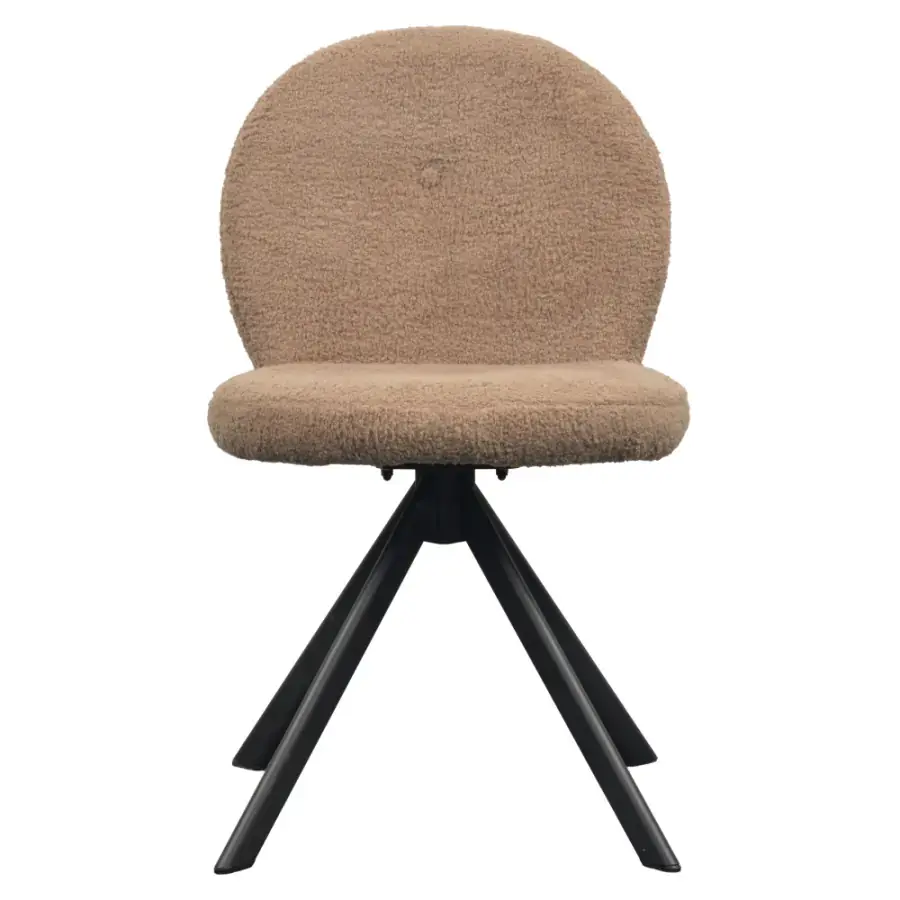 Tempo Kondela Otočná jídelní židle RODIA - hnědá/černá