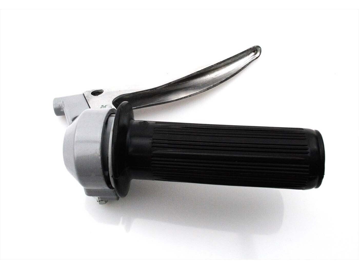 Diverse / Import Plynová rukojeť hliníková černá 22 mm 105 mm pro Zündapp, Kreidler, Hercules, Puch, DKW, KTM, moped, moped, mokick