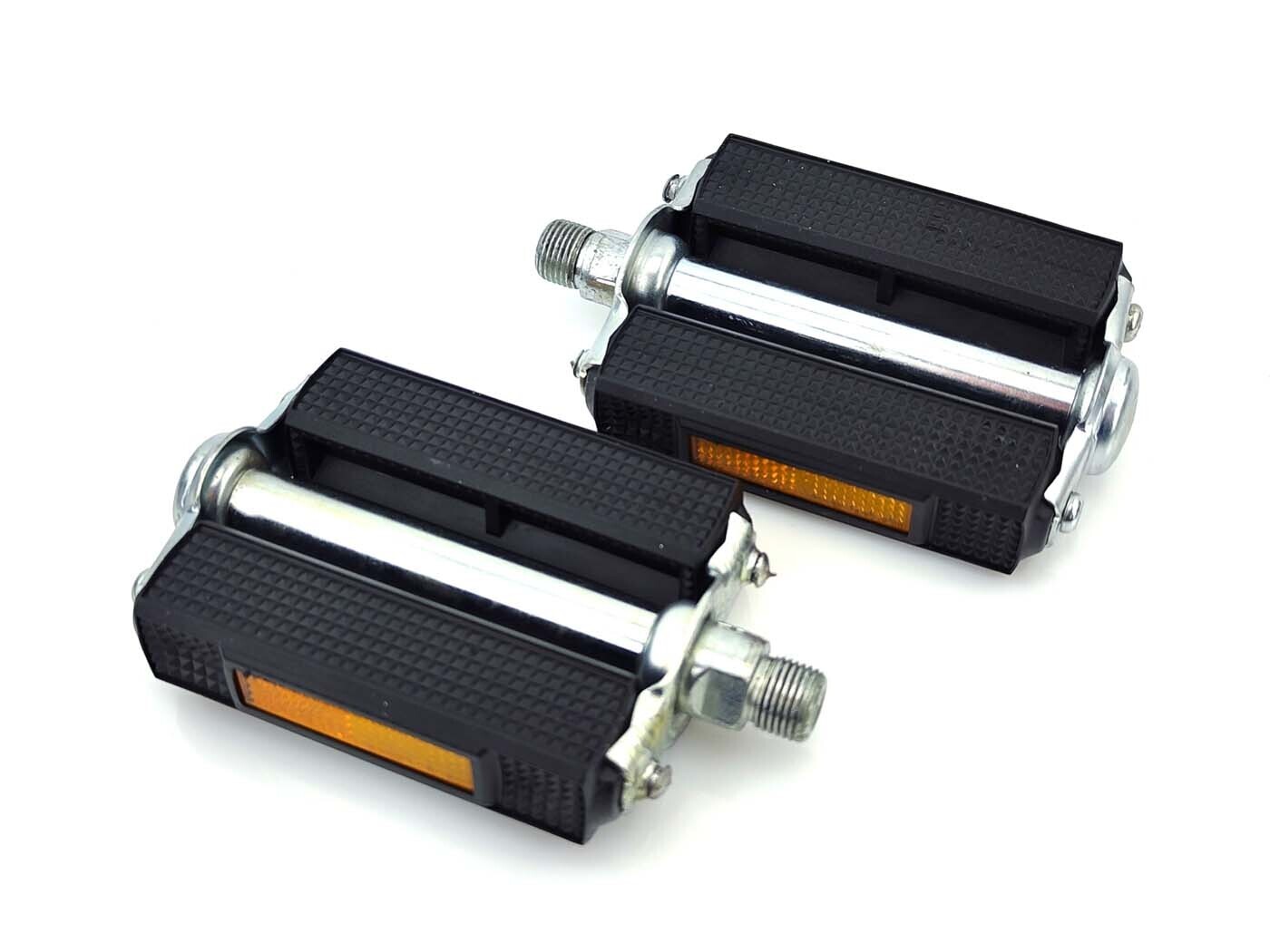 Diverse / Import Pedály Union 685 černo-stříbrné pro Zündapp, Kreidler, Hercules, Puch, KTM, DKW, Miele, NSU, Gritzner, Göricke