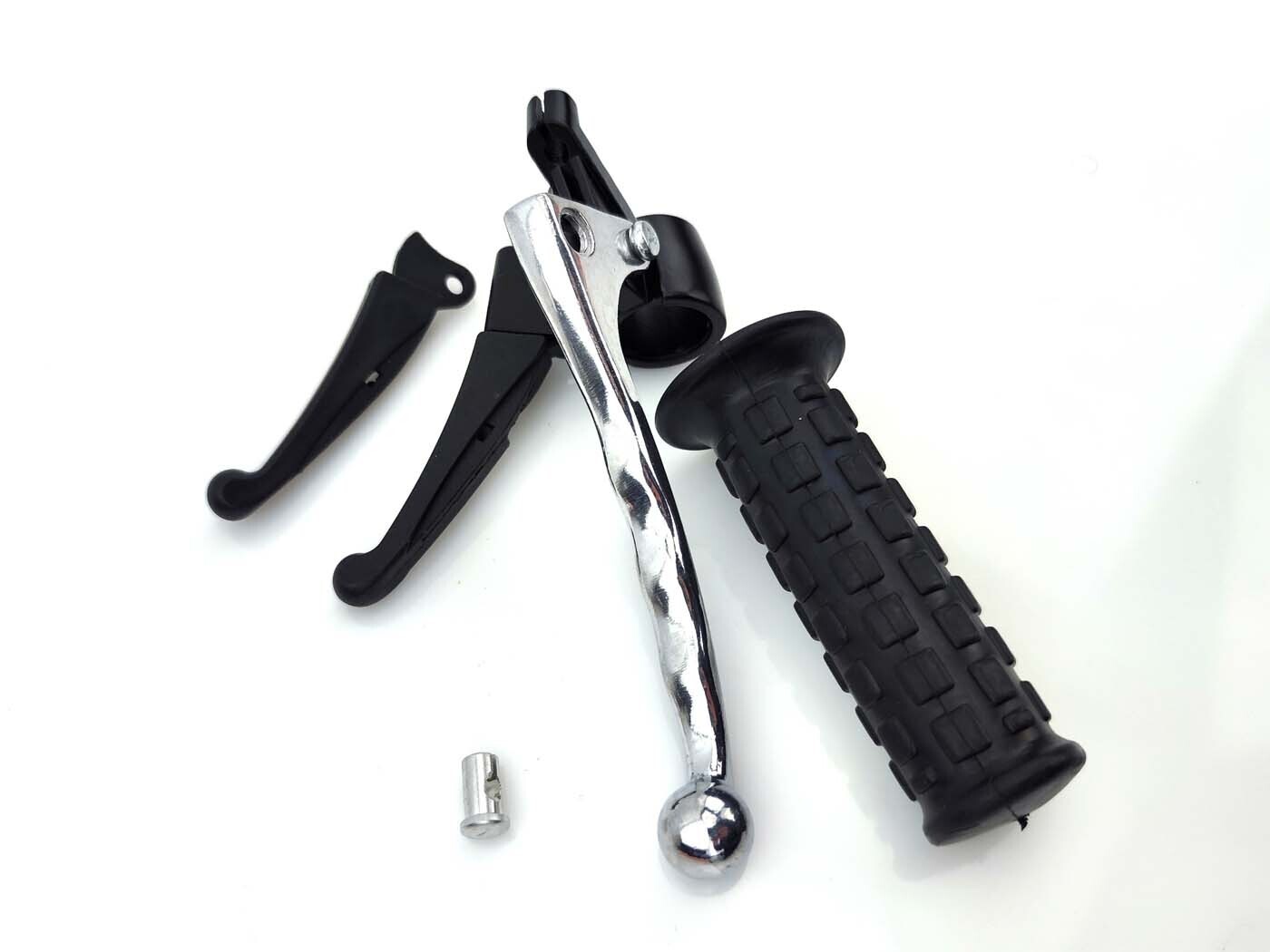 Diverse / Import Kovové uchycení brzdové páčky s levým gumovým gripem a plastovou startovací páčkou pro Puch Maxi