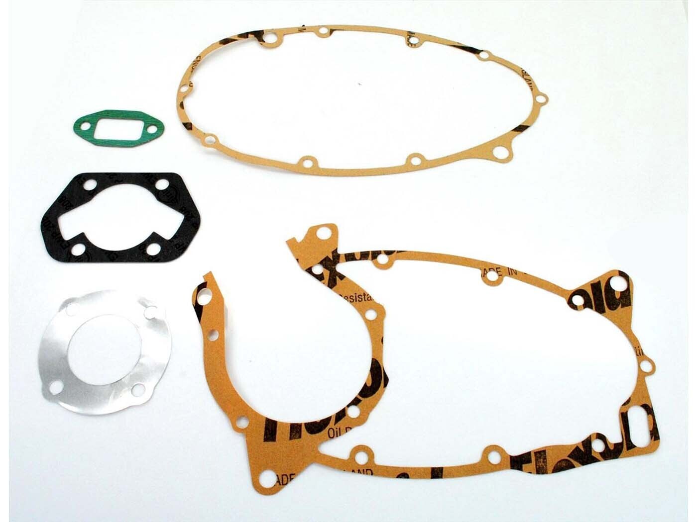 Diverse / Import Těsnicí sada motoru/válce, 5dílná, pro Zündapp R 50 skútr, ZD, ZL, ZX, ZS, ZE, CS, CX, Hai GTS 50, C Sport, Super, KS